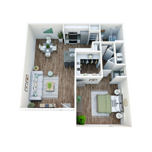 A1 | 1 Bed | 1 Bath | Upgraded 3001 floor plan